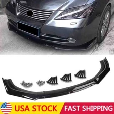 Gloss Black Front Bumper Lip Splitter Spoiler Body Kit For Lexus ES350 2008-2009