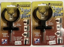 Quaker Boy Twist-A-Bleat for Mid-Large Size Canister Style Bleat Call Lot Of 2