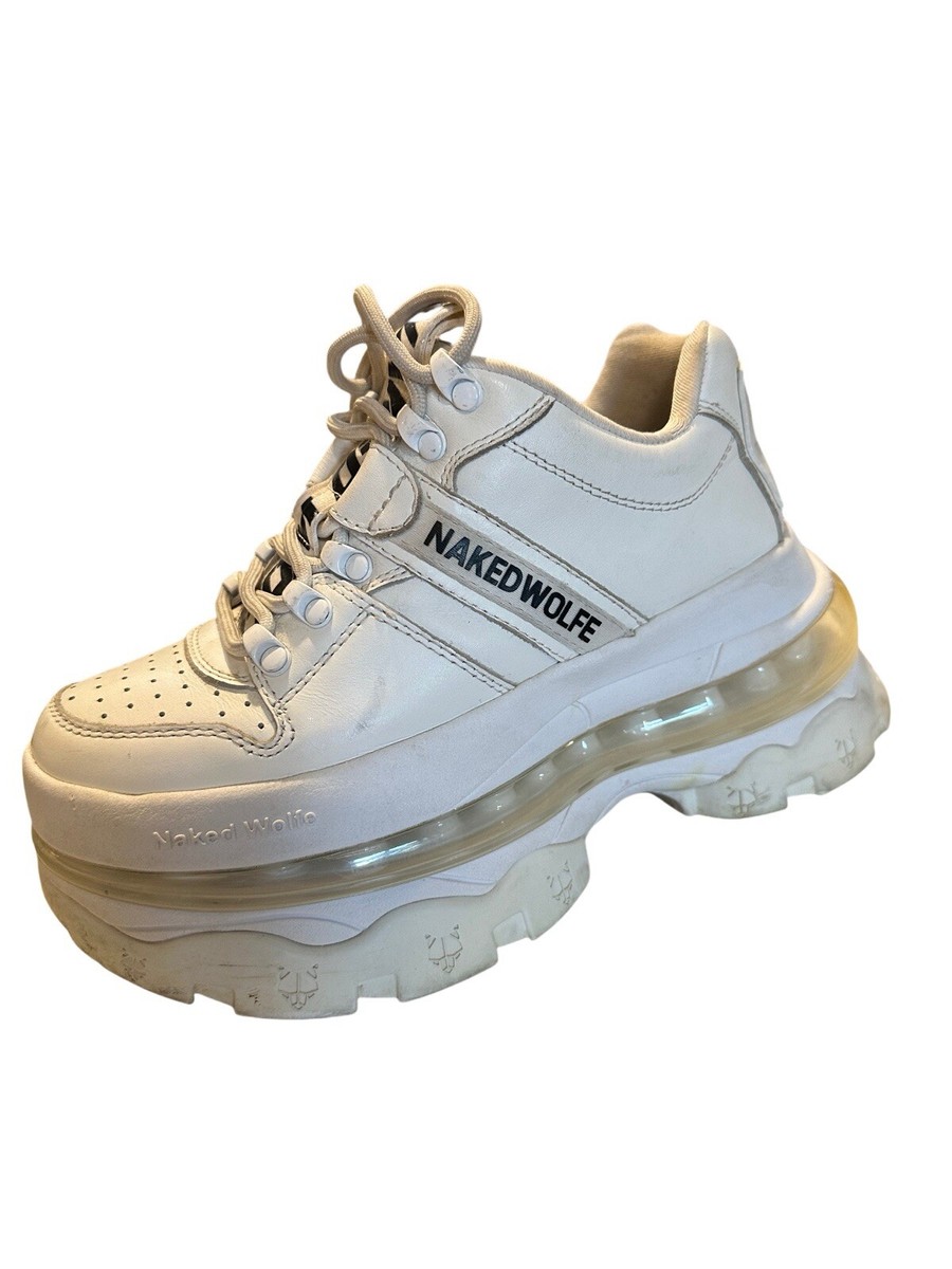 Naked Wolfe Sporty Leather Chunky Platform Sneakers Women's Naked Wolfe Sporty Leather Chunky Platform Sneakers Women's