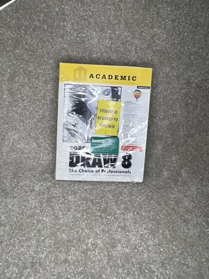 Vintage CorelDraw 8 for Windows 95 & NT 4.0 Corel Draw RARE.