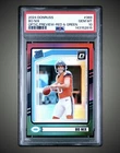 2024 Donruss Bo Nix Rated Rookie Red & Green PSA 10