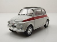 Whitebox - Fiat 500 1960 Weiß Und Rot - 1/24 - WBXWB124182