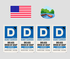 Duke Cannon Big Ass Brick Of Soap Superior Men Fresh Water Benefits Vets Lot 4
