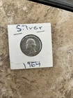 1964 Washington Quarter Silver 25C Circulated Business Strike