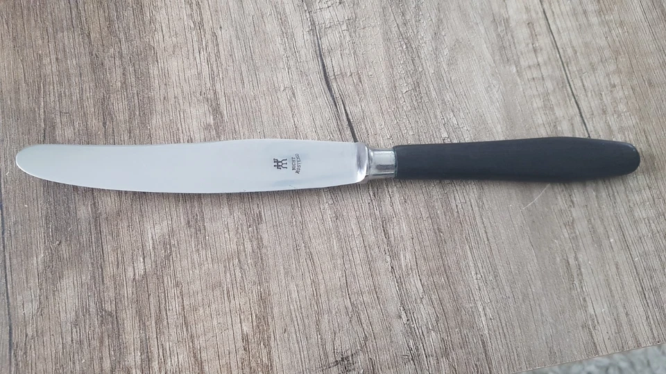 6 alte Messer mit Holzgriff  Solingen Zwillingswerk Zwilling ca. 24 cm - Bild 4 von 4