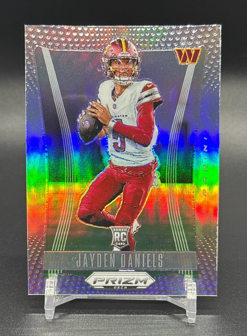 2024 Panini Prizm Deca JAYDEN DANIELS #295 Silver Prizm RC  Commanders ROOKIE