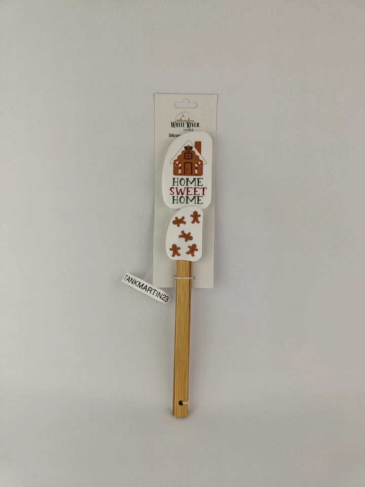 Juego de 2 Espátulas de Navidad White River Hogar Dulce Hogar Pan de Jengibre Casa  Foto 2 de 4