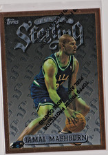 Jamal Mashburn Dallas Mavericks F 1997-98 Finest "STERLING" Card # 171 NrMt