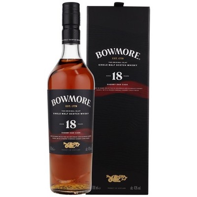 Bowmore 18 Jahre Sherry Oak Cask Single Malt Scotch Whisky 43% Vol. 700ml