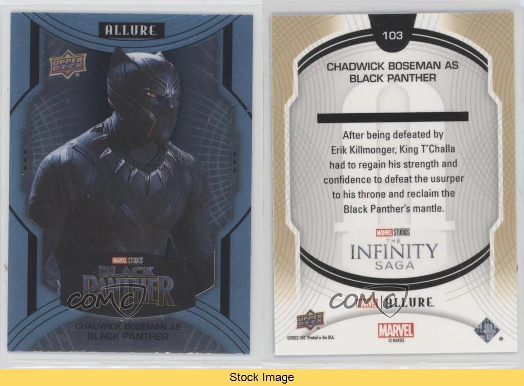2022 Marvel Allure High Series as Black Panther Chadwick Boseman #103 READ 0p0t thumbnail 3