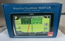 Magellan RoadMate 9020T-LM 7" GPS Navigator Gently Used With All Accessories.