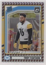 2024 Donruss Rated Rookie Optic Preview Football Emoji Prizm Troy Fautanu 1m1a