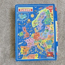 Picture Map Puzzle of Europe JR Jigsaws 500 Pieces