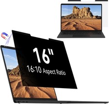 Magnetic Laptop Privacy Screen 16 inch, Removable Anti Glare Protector Filter