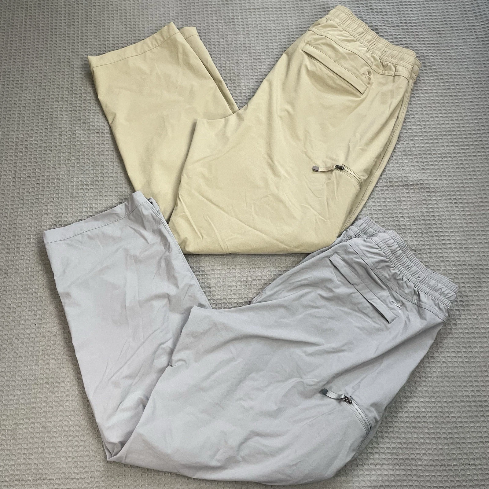 Orvis Performance Stretch Quick Dry Drawstring Pants Large x 30 Men’s Lot Of 2
