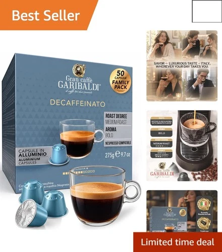 50 Count Dolce Aroma Espresso Pods - Italian Light Roast for Nespresso Machines - product listing photo