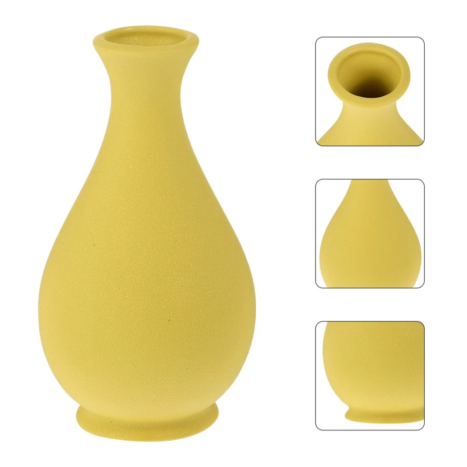 Mini Vase Decorative Ceramic Vase Dry Flower Vase Adorn for Party Wedding - Bild 3 von 4