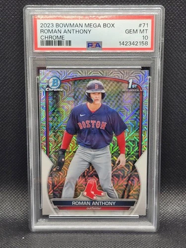 2023 Bowman - Chrome Prospects Roman Anthony #BCP-71 Mojo Refractor (RC) PSA 10