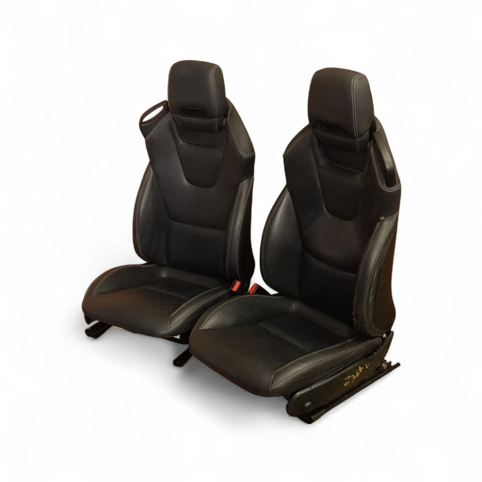 12-16 Mercedes Slk350 Slk250 R172 Seat Leather Bucket Electric Left Right Oem - Image 3 of 4