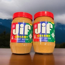 JIF Creamy Peanut Butter 40 Oz Tub - 2 PACK