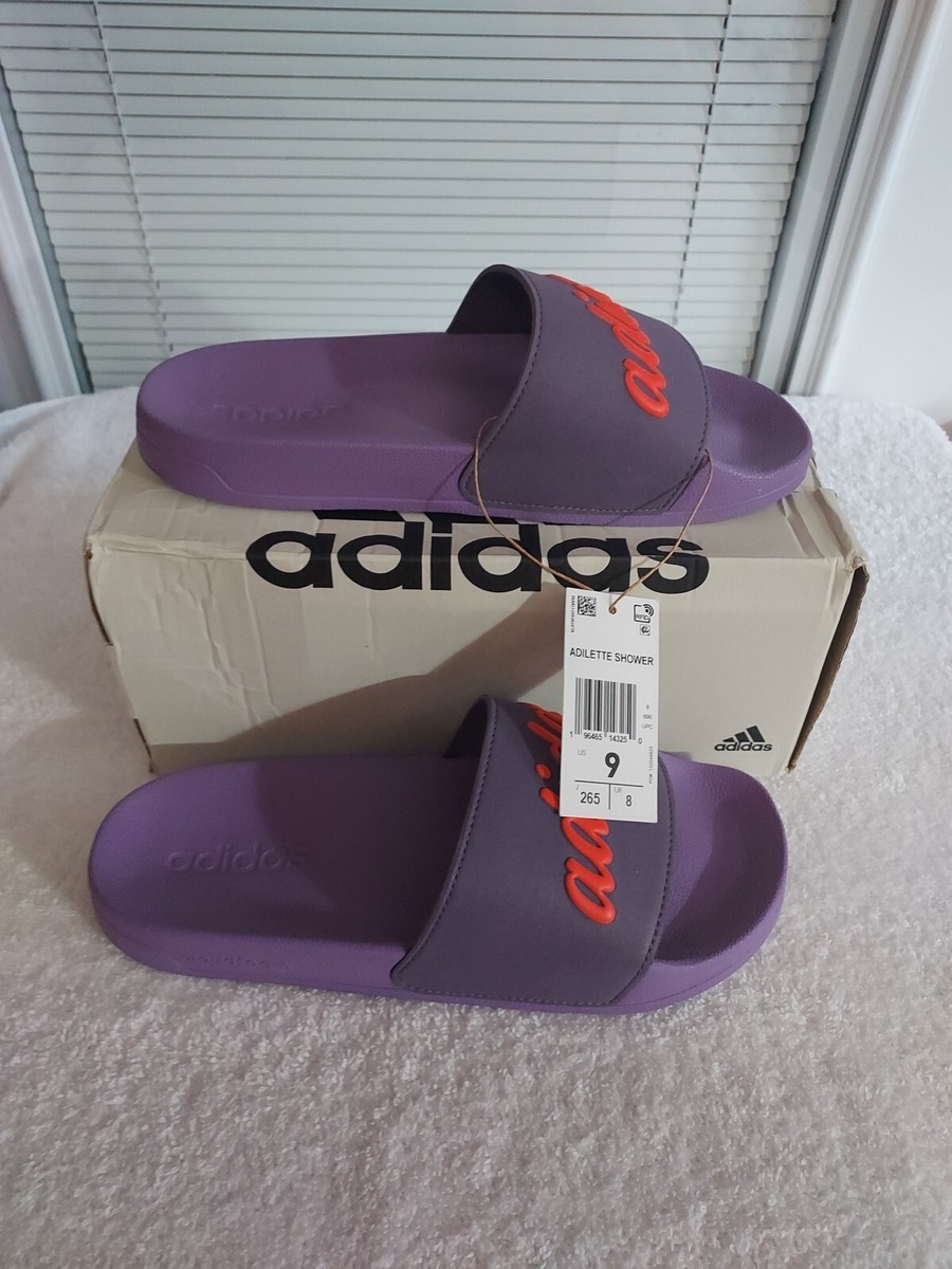 3本セット NWT ADIDAS SIZE 8 PURPLE SLIDE SLIDES | eBay