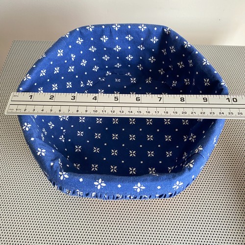 Longaberger Generations Basket With Blue Liner 10” - Picture 10 of 11