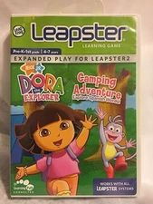 Dora The Explorer Leapster Nick Jr Camping Adventure Learning Games  New