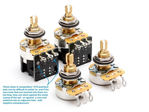 Olla push-pull de audio/log CTS 500k/250k, sin soldadura - Imagen 5 de 5
