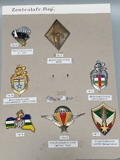 Central African Republic Gendarmerie Officer Parachute Staff Company Badge