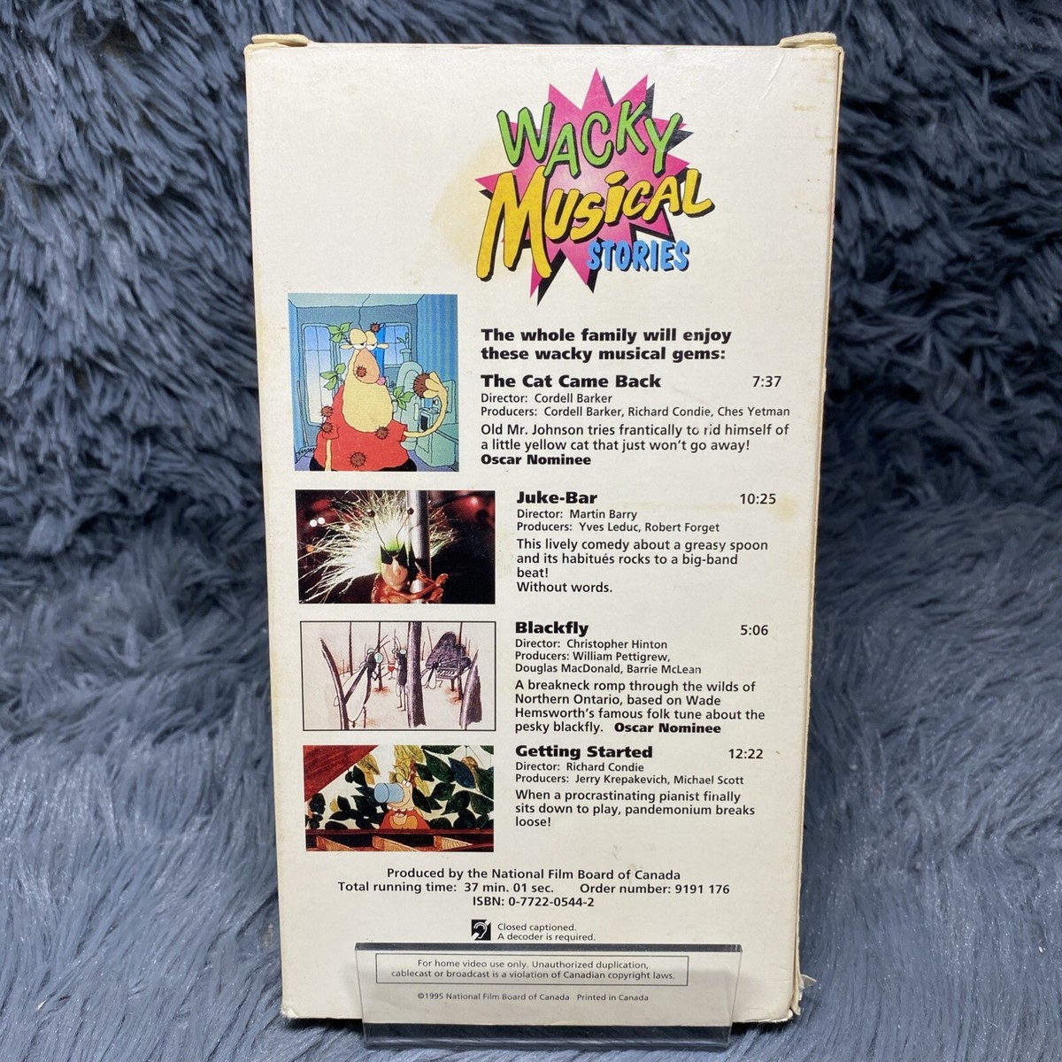Wacky Musical Stories VHS 1995 NFB Cordell Barker Canadian Cartoon