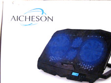 Wind Laptop Cooling Pad, 4 Fan Notebook Cooler, Blue LED Backlit NEW IN BOX 