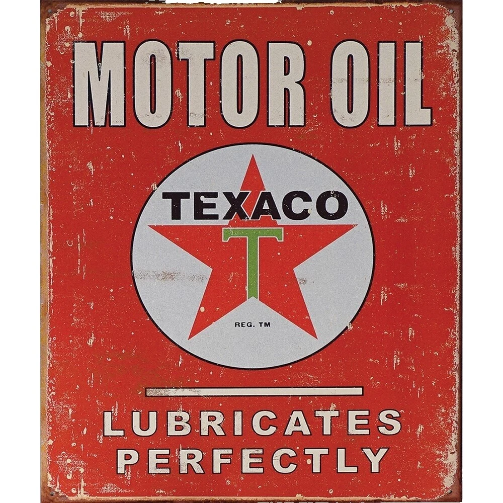 Placas Y Letreros Texaco Tin