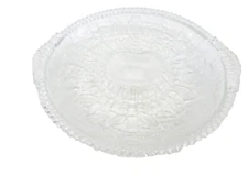 Gorham Crystal Spring Traditions County Terrace Serving Tray Chip & Dip