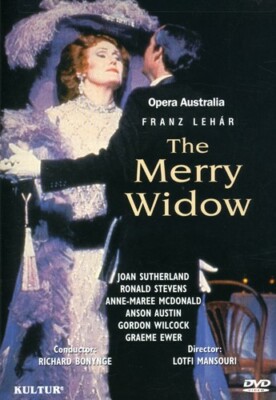 Lehar - The Merry Widow / Bonynge, Sutherland, Stevens, Opera Australia, Good DV