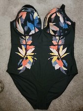 NEW City Chic Large One Piece Swimsuit Grenada Print