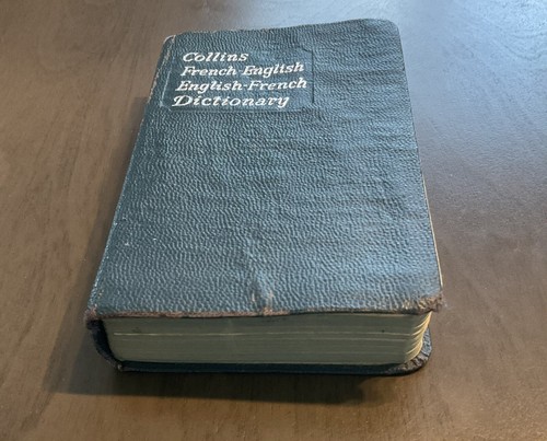 Collins French Gem Dictionary English/French 1963 Softcover Vintage Books - Picture 5 of 13