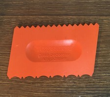 VTG Tupperware Orange Double Sided Cake Decorator Icing Frosting Trimmer