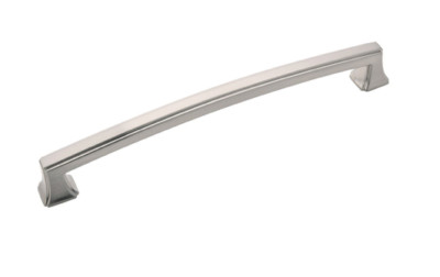 Satin Nickel Pull Cabinet FURNITURE Hardware Hickory Hardware P3236-Sn 8 3/8''