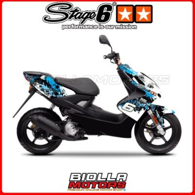 S6-056601/BL GRAFIK STAGE6 BLAU/SCHWARZ MBK NITRO NAKED 50CC LC (VOR 2013)