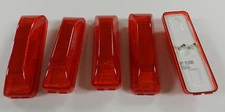 5 - RED Marker/Clearance Light Optronics RV Trailer Truck 1-1/4 x 3-3/4" 2 prong