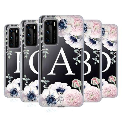 NATURE MAGICK WATERCOLOUR FLOWER MONOGRAM 1 SOFT GEL CASE FOR HUAWEI PHONES 4