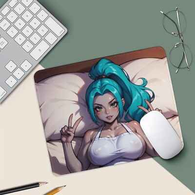 Ember McLain Danny Phantom Keyboard Mice Mat Desk Pad Game Playmat 9.8x11.8inch