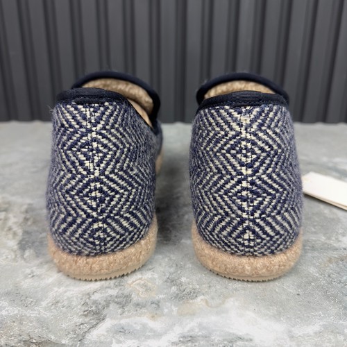 Mocassino espadrillas Gucci Fria Horsebit lana blu navy pelliccia 7 G 7,5 US 41 EUR nuovo con etichette - Foto 18 di 24