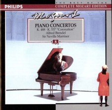 MOZART Piano Concertos K.488, K.537 / Alfred Brendel, Marriner CD, MHS/Philips