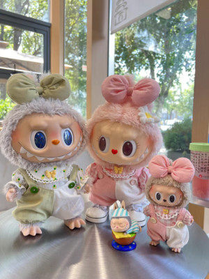 LABUBU THE MONTERS ぬいぐるみ 3個セット い出のひと時に、とびきりのおしゃれを！ LABUBU MART POP THE 3