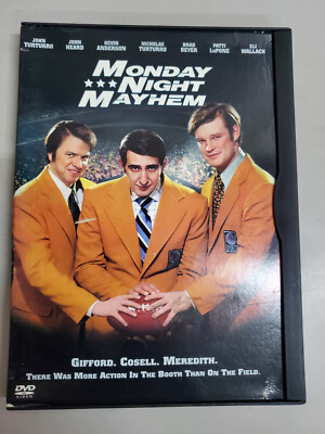 Monday Night Mayhem DVD Gifford Cosell and Meredith Used Snapcase
