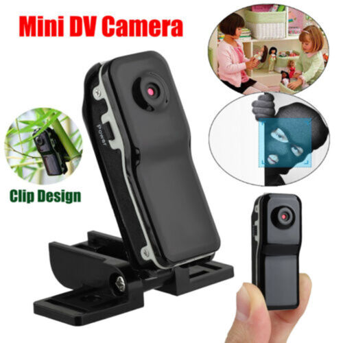 Mini Action Camera Corpo Compatto Indossato Cam Moto Bici Casco Clip - Foto 9 di 9