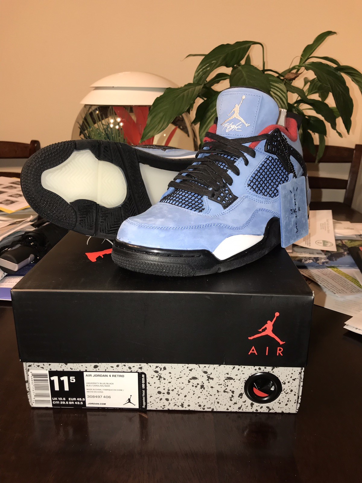 NEW Nike Air Jordan 4 Cactus Jack Travis Scott Sz 11.5 NEW Nike Air Jordan 4 Cactus Jack Travis Scott Sz 11.5
