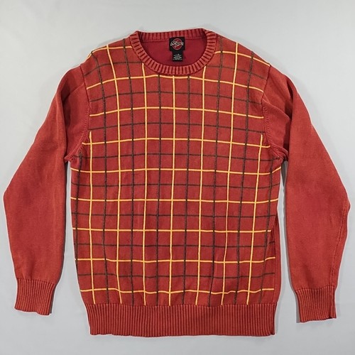 Nick Danger Plaid Grandpa Sweater Mens Plaid