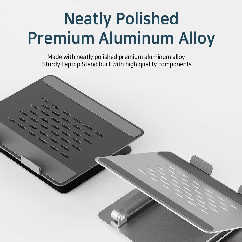 Laptop Stand, Laptop Holder Riser Computer Tablet Stand, Aluminum Ergonomic C...